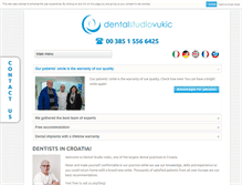 Tablet Screenshot of dentalvukic.com